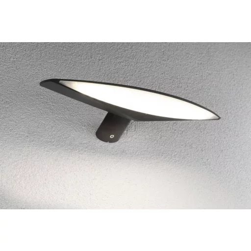 Paulmann 94340 Kiran Napelemes fali lámpa Melegfehér Antracit