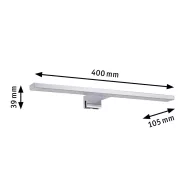   Paulmann HomeSpa Evie 78938 LED-es tükörmegvilágítás Melegfehér Króm