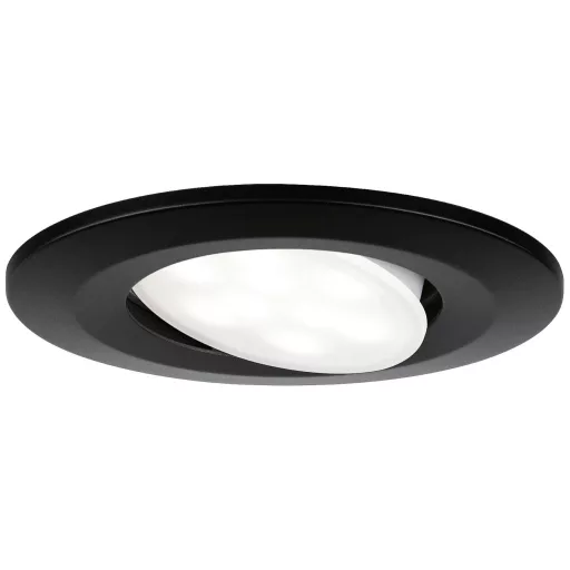 Beépíthető LED-es lámpakészlet 3x 680lm 4000K 6W 230V, fekete (matt), Paulmann 99991