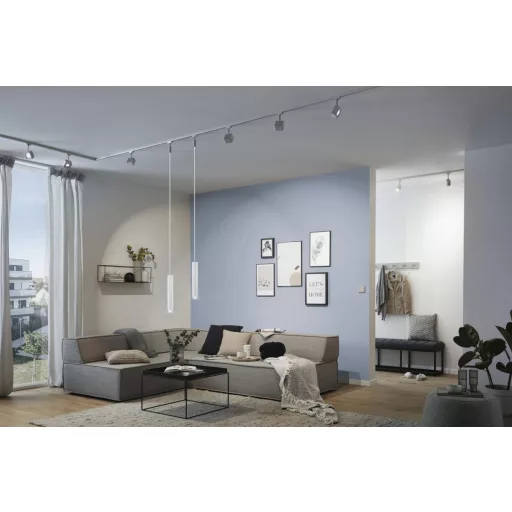 Paulmann URail Gelenk-Verbinder 96964 Nagyfeszültségű sínes rendszer elemek Csuklós összekötő Króm (matt)