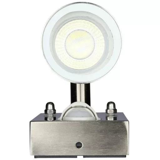 V-TAC VT-7622PIR 7503 LED-es kültéri fali lámpa LED GU10 Nemesacél