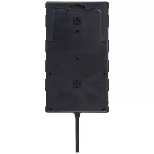 Sygonix SY-4751202 Túlfeszültség ellen védő elosztó 8 részes Fekete Védőérintkezős 1 db