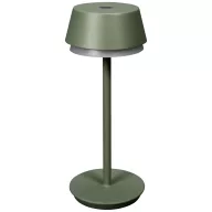   Konstsmide 7830-630 Lyon LED-es akkus asztali lámpa 2.5 W Melegfehér, RGB Zöldes szürke