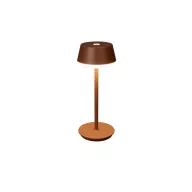   Konstsmide 7830-960 Lyon LED-es akkus asztali lámpa 2.5 W Melegfehér, RGB Terrakotta