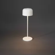   Konstsmide 7834-250 Lille LED-es akkus asztali lámpa 3.5 W Melegfehér Fehér
