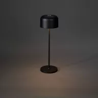   Konstsmide 7834-750 Lille LED-es akkus asztali lámpa 3.5 W Melegfehér Fekete
