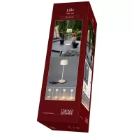   Konstsmide 7834-330 Lille LED-es akkus asztali lámpa 3.5 W Melegfehér Homok