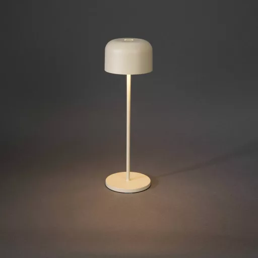 Konstsmide 7834-330 Lille LED-es akkus asztali lámpa 3.5 W Melegfehér Homok