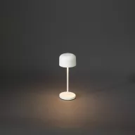   Konstsmide 7835-250 Lille LED-es akkus asztali lámpa 2.2 W Melegfehér Fehér