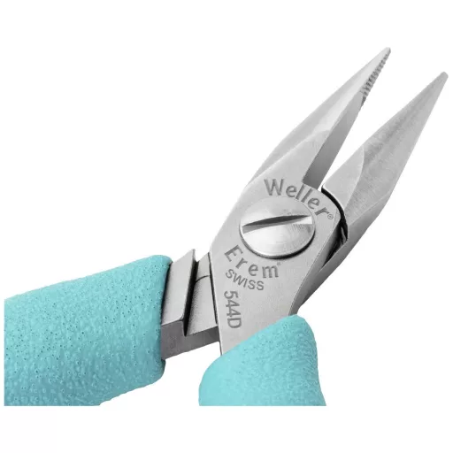 Weller Erem® 544D Lapos kerek csőrű fogó 120 mm 1 db