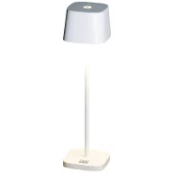   Konstsmide 7829-250 Capri LED-es akkus asztali lámpa 2.2 W Melegfehér Fehér