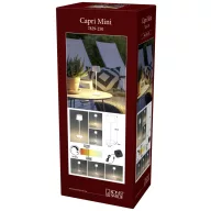   Konstsmide 7829-250 Capri LED-es akkus asztali lámpa 2.2 W Melegfehér Fehér