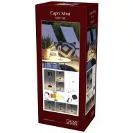   Konstsmide 7829-750 Capri LED-es akkus asztali lámpa 2.2 W Melegfehér Fekete