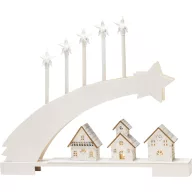 Konstsmide 3284-210 ÍV Csillag Melegfehér LED Fehér