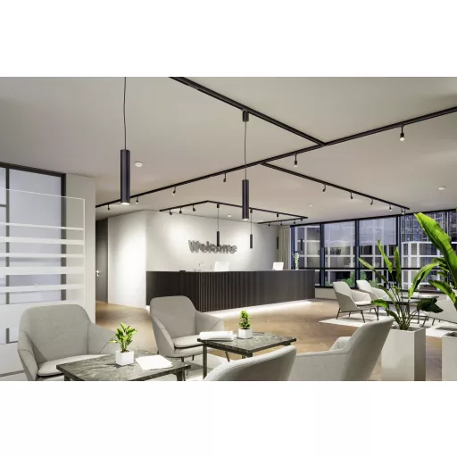 Paulmann 91381 ProRail3 T-Connect Erde Nagyfeszültségű sínes rendszer elemek T összekötő ProRail3 Fekete