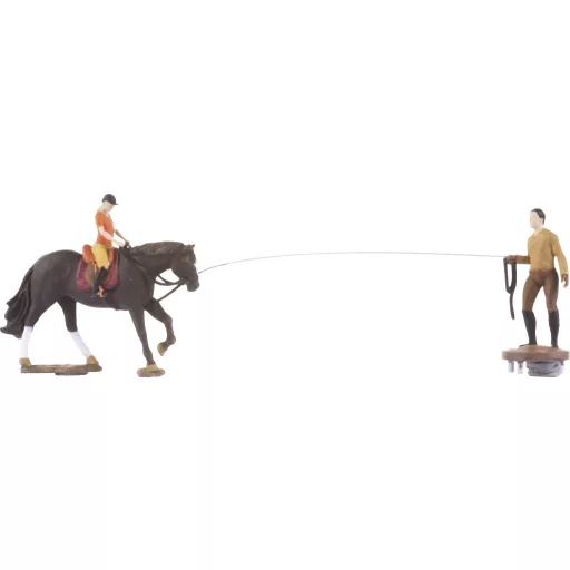 NOCH 66717 H0 mikro-motion lovagló aréna lószekrénnyel