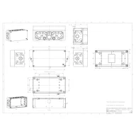   Spelsberg RKA 4/34-L Sorkapocsdobozok 150 x 300 x 132 Műanyag Szürke 1 db