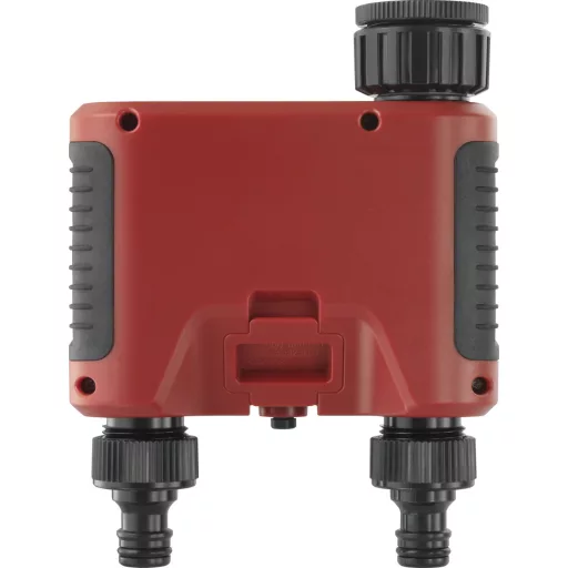 Kerti vízcsapra szerelhető 2-as öntözésvezérlő, öntözőkomputer, Toolcraft TO-7141443