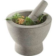   GEFU 35320 GEFU 35320 Gránit habarcs Ropogós 17 cm mozsárral