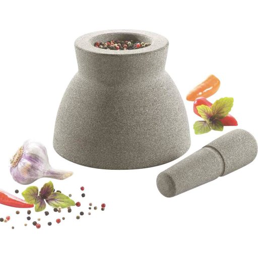 GEFU 35320 GEFU 35320 Gránit habarcs Ropogós 17 cm mozsárral