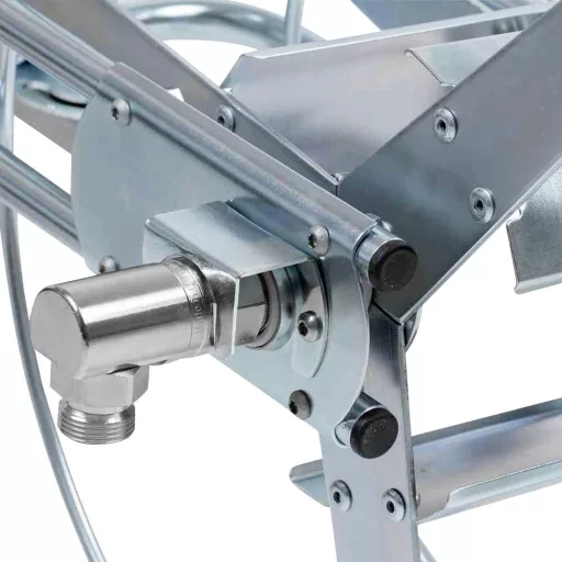 Alba Krapf 11525 Status III Kerti tömlő feltekercselő 1 db Ezüst