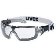   uvex pheos 9192680 Védőszemüveg UV-védelemmel Szürke, Fekete EN 166, EN 170 DIN 166, DIN 170