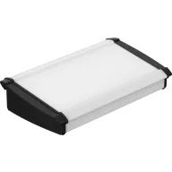   Bopla ATPH 1865-0300 ALU-TOPLINE_SET Pultos műszerdobozok (H x Sz x Ma) 181.2 x 300 x 68.2 mm Alumínium, ABS Natúr, Fekete (RAL 9005) 1 db