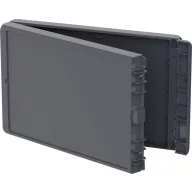   Bopla B 261704 PC-V0-7024 Bocube Gehäuse 96016344 Kültéri ház 271 x 170 x 40 Polikarbonát V0 Grafitszürke (RAL 7024) 1 db