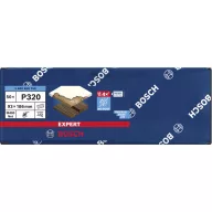   Bosch Accessories EXPERT M480 2608900759 Csiszolóháló rezgő csiszolóhoz Lyuk nélküli Szemcsézet 320 (H x Sz) 186 mm x 93 mm 50 db