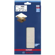   Bosch Accessories EXPERT M480 2608900761 Csiszolóháló rezgő csiszolóhoz Lyuk nélküli Szemcsézet 80 (H x Sz) 230 mm x 115 mm 10 db
