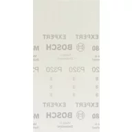   Bosch Accessories EXPERT M480 2608900774 Csiszolóháló rezgő csiszolóhoz Lyuk nélküli Szemcsézet 320 (H x Sz) 230 mm x 115 mm 50 db