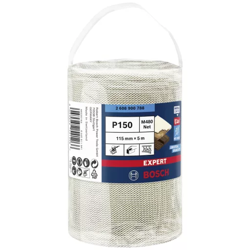 Bosch Accessories EXPERT M480 2608900788 Csiszolóháló tekercs Lyuk nélküli Szemcsézet 150 1 db