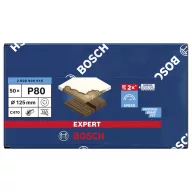   Bosch Accessories EXPERT C470 2608900910 Excenter csiszolópapír Lyukas Szemcsézet 80 (Ø) 125 mm 50 db