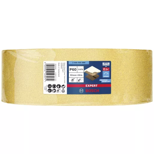 Bosch Accessories EXPERT C470 2608900969 Csiszolópapír tekercs Lyuk nélküli Szemcsézet 60 1 db