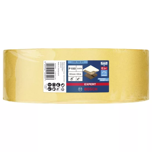 Bosch Accessories EXPERT C470 2608900971 Csiszolópapír tekercs Lyuk nélküli Szemcsézet 100 1 db