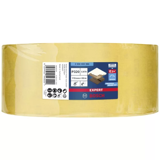 Bosch Accessories EXPERT C470 2608900984 Csiszolópapír tekercs Lyuk nélküli Szemcsézet 320 1 db