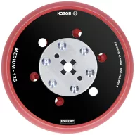   Bosch Accessories 2608900004 EXPERT Multihole (Expert Multihole) univerzális hátlap, 125 mm, közepes Ø 125 mm