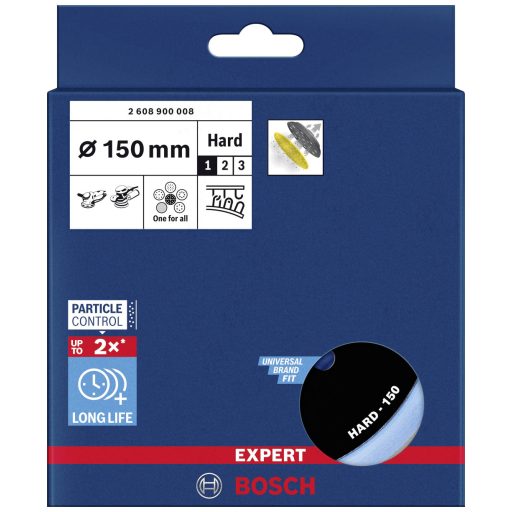 Bosch Accessories 2608900008 EXPERT Multihole univerzális hátlap, 150 mm, kemény Ø 150 mm
