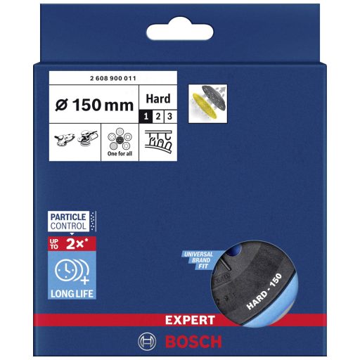 Bosch Accessories 2608900011 EXPERT Többlyukú hátlap Bosch-hoz, 150 mm, kemény Ø 150 mm
