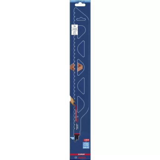 Bosch Accessories 2608900418 SZAKÉRTŐ Hollow Brick S 2243 HM dugattyús fűrészlap, 1 db Fűrészlap hossz 455 mm 1 db