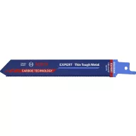   Bosch Accessories 2608900361 EXPERT Thin Tough Metal S 922 EHM dugattyús fűrészlap, 3 db Fűrészlap hossz 150 mm 3 db