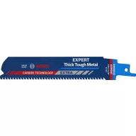   Bosch Accessories 2608900366 EXPERT ‘Thick Tough Metal’ S 955 CHC Säbelsägeblatt, 3 Stück Fűrészlap hossz 150 mm 3 db