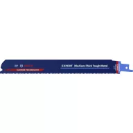   Bosch Accessories 2608900374 SZAKÉRTŐ Közepesen vastag kemény fém S 1155 HHM dugattyús fűrészlap, 1 db Fűrészlap hossz 225 mm 1 db