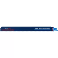   Bosch Accessories 2608900377 SZAKÉRTŐ Közepesen vastag kemény fém S 1255 HHM dugattyús fűrészlap, 1 db Fűrészlap hossz 300 mm 1 db