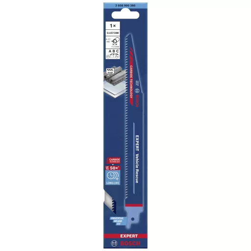 Bosch Accessories 2608900380 SZAKÉRTŐ Vehicle Rescue S 1157 CHM forgó fűrészlap, 1 db Fűrészlap hossz 225 mm 1 db