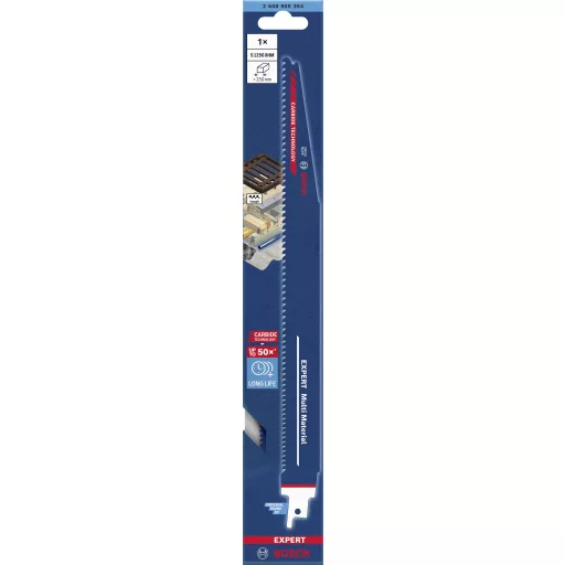 Bosch Accessories 2608900394 EXPERT Multi Material S 1256 XHM forgó fűrészlap, 1 db Fűrészlap hossz 300 mm 1 db