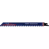   Bosch Accessories 2608900408 SZAKÉRTŐ Gázbeton S 1141 HM dugattyús fűrészlap, 1 db Fűrészlap hossz 225 mm 1 db