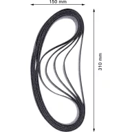   Bosch Accessories EXPERT N470 2608901254 Csiszolószalag Lyuk nélküli (H x Sz) 760 mm x 40 mm 10 db