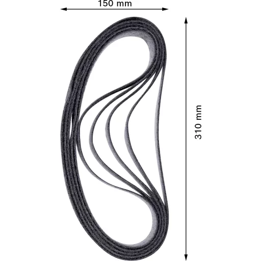 Bosch Accessories EXPERT N470 2608901254 Csiszolószalag Lyuk nélküli (H x Sz) 760 mm x 40 mm 10 db