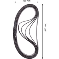   Bosch Accessories EXPERT N470 2608901255 Csiszolószalag Lyuk nélküli (H x Sz) 760 mm x 40 mm 10 db